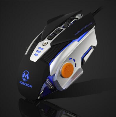 3200DPI 8D USB Wired Aggravated gaming mouse metal backplane